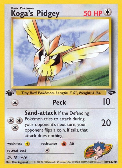 Koga's Pidgey #80 Gym Challenge