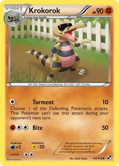 Krokorok Black and White #64