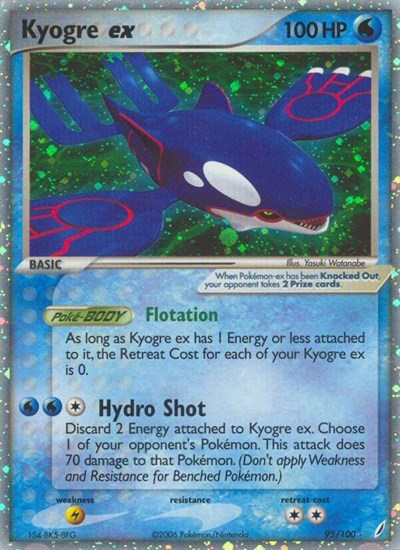 Kyogre ex #95 Crystal Guardians
