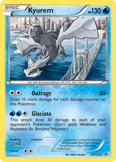 Kyurem #43 Legendary Treasures