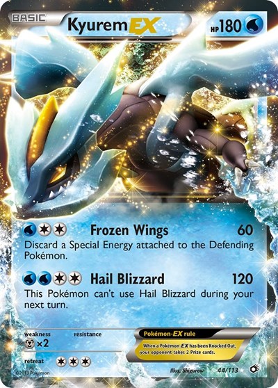 Kyurem EX #44 Legendary Treasures