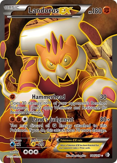Landorus EX #144 Boundaries Crossed