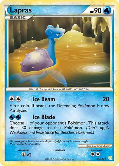 Lapras #24 HeartGold SoulSilver