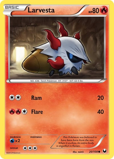 Larvesta #20 Dark Explorers