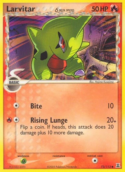 Larvitar #73 Delta Species