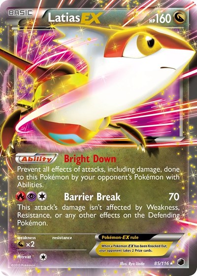 Latias EX #85 Plasma Freeze