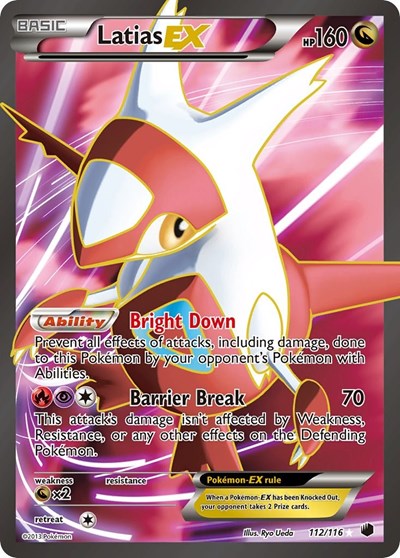 Latias EX #112 Plasma Freeze
