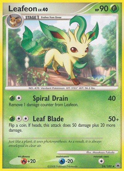 Leafeon #24 Majestic Dawn