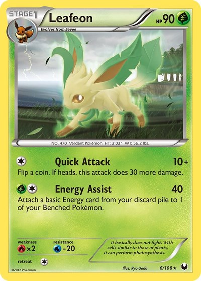 Leafeon #6 Dark Explorers