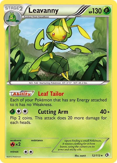 Leavanny #12 Legendary Treasures