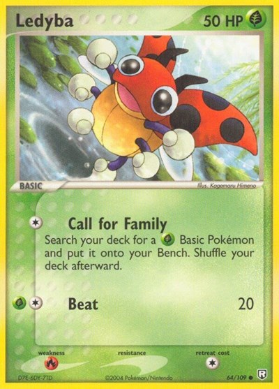 Ledyba #64 Team Rocket Returns