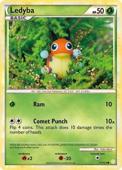 Ledyba #71 HeartGold SoulSilver