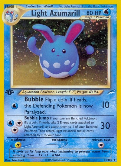 Light Azumarill #13 Neo Destiny