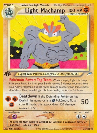 Light Machamp #25 Neo Destiny