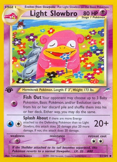 Light Slowbro #51 Neo Destiny