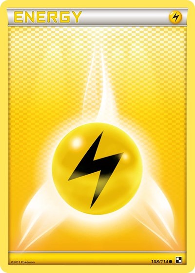 Lightning Energy #108 Black and White