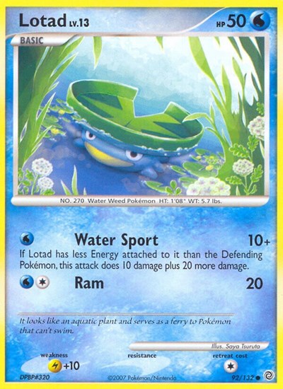 Lotad #92 Secret Wonders