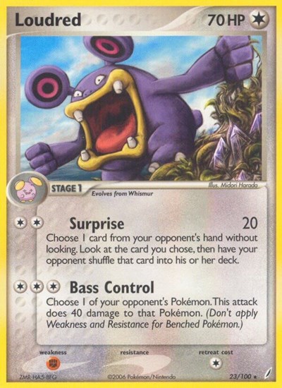 Loudred #23 Crystal Guardians