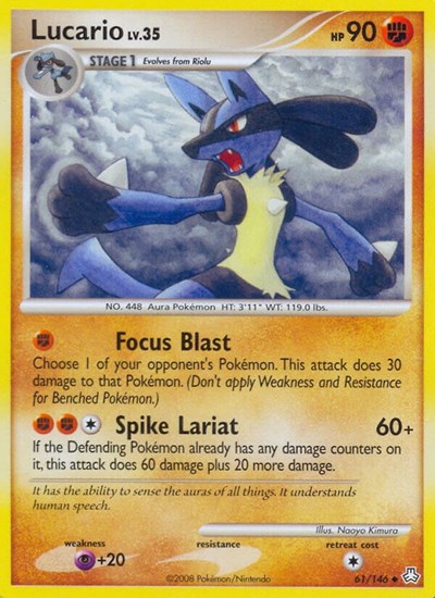 Lucario #61 Legends Awakened