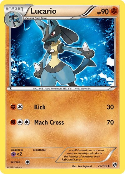 Lucario #77 Plasma Storm