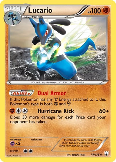 Lucario #78 Plasma Storm
