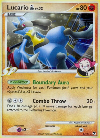 Lucario GL #8 Rising Rivals