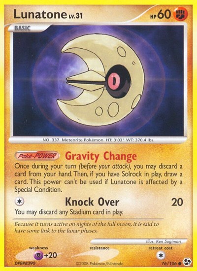 Lunatone #76 Great Encounters