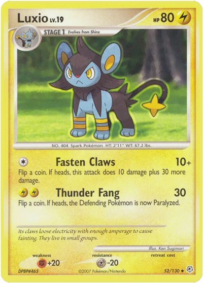 Luxio #52 Diamond and Pearl