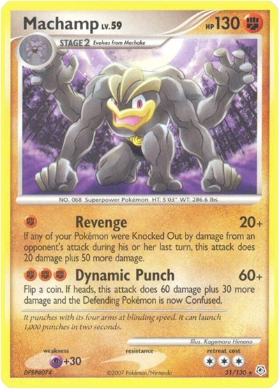 Machamp #31 Diamond and Pearl