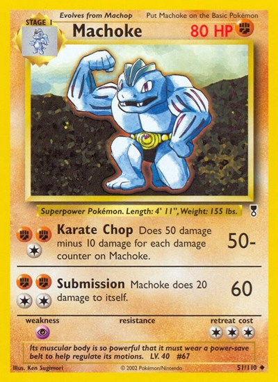 Machoke #51 Legendary Collection
