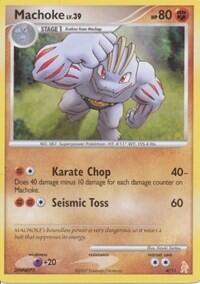 Machoke #4 DP Trainer Kit: Manaphy & Lucario