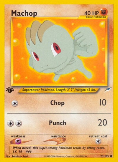 Machop #73 Neo Destiny