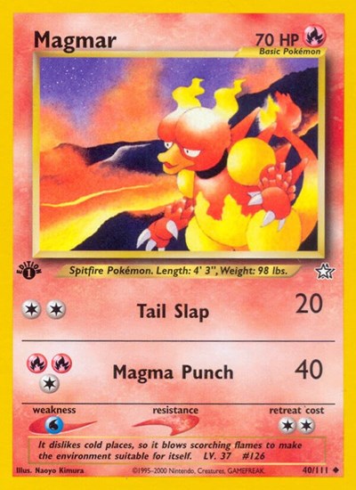 Magmar #40 Neo Genesis