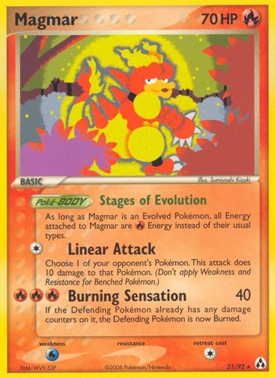 Magmar #21 Legend Maker