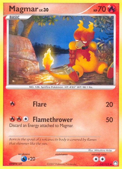 Magmar #54 Mysterious Treasures