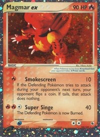 Magmar ex #100 Ruby and Sapphire