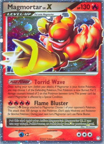 Magmortar Lv.X #123 Mysterious Treasures