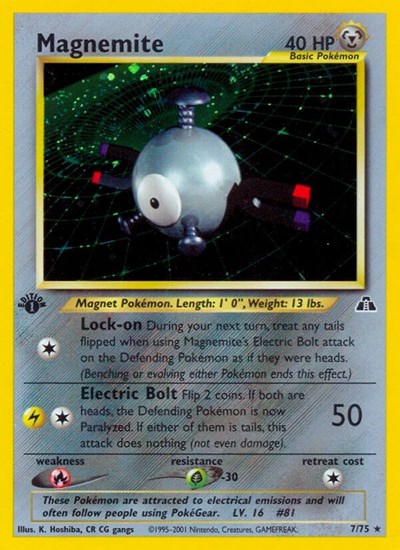 Magnemite #7 Neo Discovery