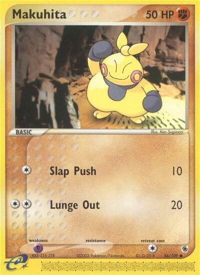 Makuhita #56 EX Ruby and Sapphire