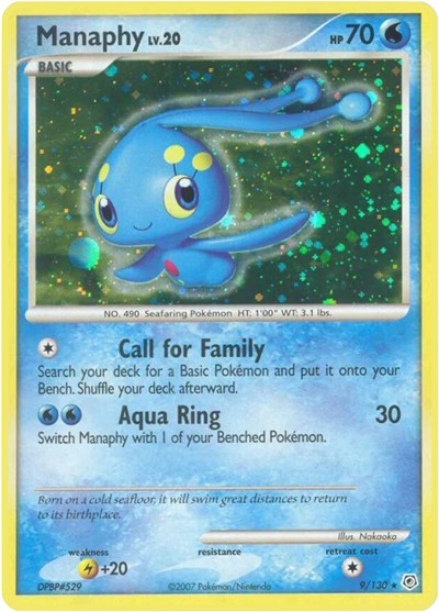 Manaphy #9 Diamond and Pearl