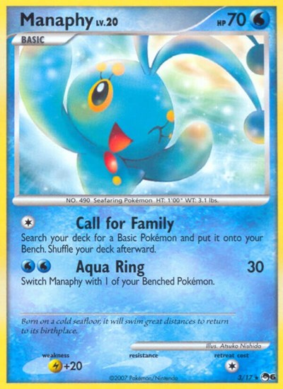 Manaphy #3 POP Series 6