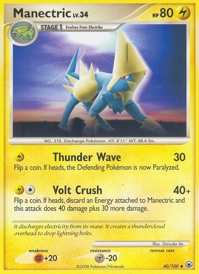 Manectric #40 Majestic Dawn