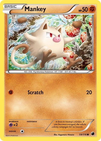 Mankey #59 Plasma Freeze