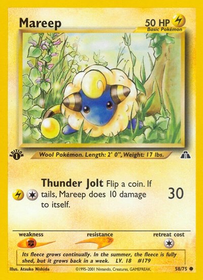 Mareep #58 Neo Discovery