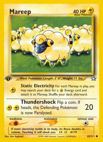 Mareep #65 Neo Genesis