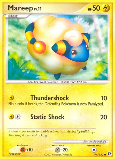 Mareep #94 Secret Wonders