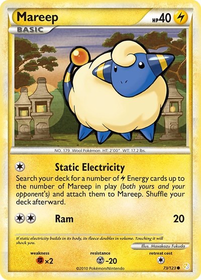 Mareep #73 HeartGold SoulSilver