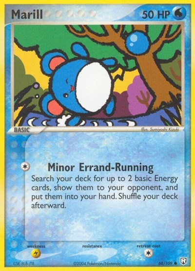 Marill #68 Team Rocket Returns