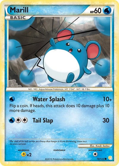 Marill #74 HeartGold SoulSilver