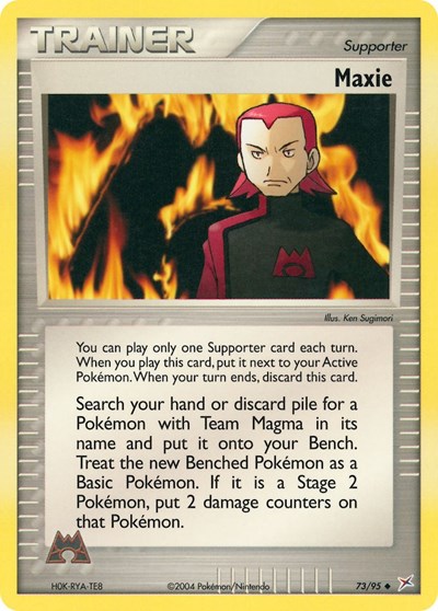 Maxie #73 Team Magma vs Team Aqua